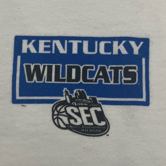 University Of Kentucky Wildcats Basketball 2005 SEC Tournament Sz XL Long Sleeve - Picture 4 of 9